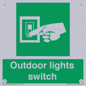 Outdoor lights switch